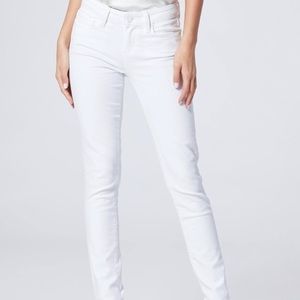 PAIGE Skyline Ankle Peg- Crisp White Jeans